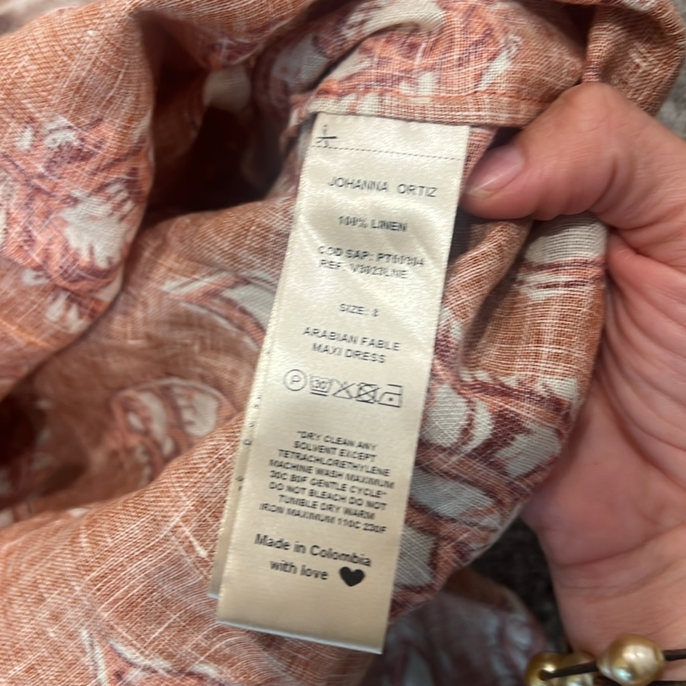 EUC Johanna Ortiz Arabian Fable Maxi Dress Sz 8 - Picture 7 of 7